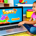 코딩교육지도사와 인공지능의 교육적 활용 - Fun Programming Game**

A young girl, around 8 years old, fully clothed in a colorful t-shirt and je...
