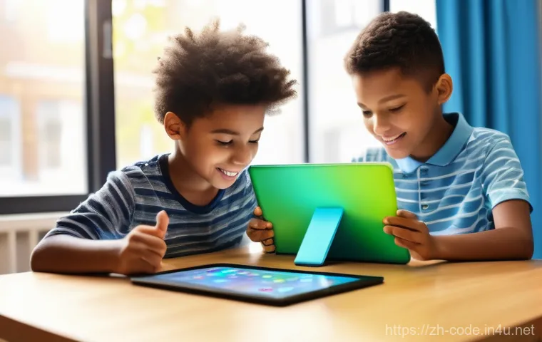 코딩교육지도사와 강의 후 학습 효과 분석 - **Prompt 1: The Spark of Discovery in Code**
    "A vibrant, brightly lit classroom or home study ar...