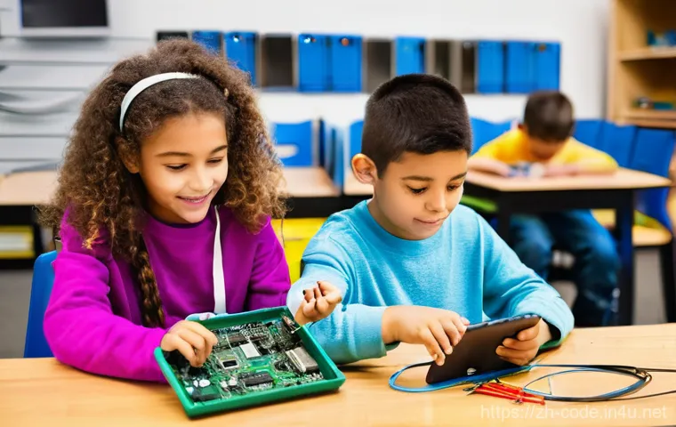 코딩교육지도사와 미래 교육 기술 - **Prompt 2: Immersive Learning Journey: Children Exploring with VR/AR**
A child, approximately 1... 코딩교육지도사와 미래 교육 기술 - **Prompt 2: Immersive Learning Journey: Children Exploring with VR/AR**
A child, approximately 1...