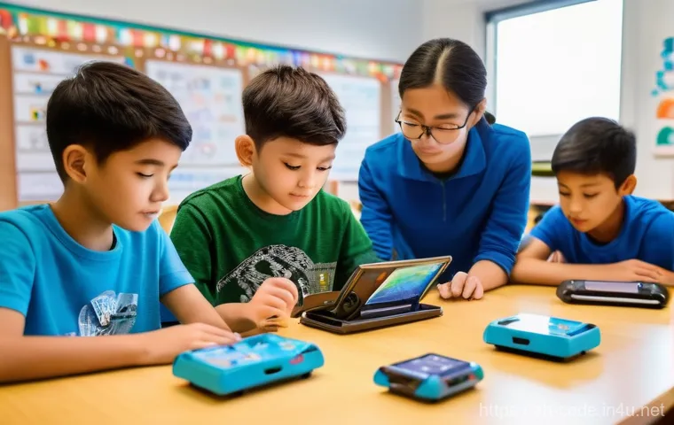 코딩교육지도사와 통합 교과형 코딩 교육 - **Prompt 1: Joyful Gamified Learning in a Vibrant Classroom**
"A diverse group of 8-10 children,... 코딩교육지도사와 통합 교과형 코딩 교육 - **Prompt 1: Joyful Gamified Learning in a Vibrant Classroom**
"A diverse group of 8-10 children,...