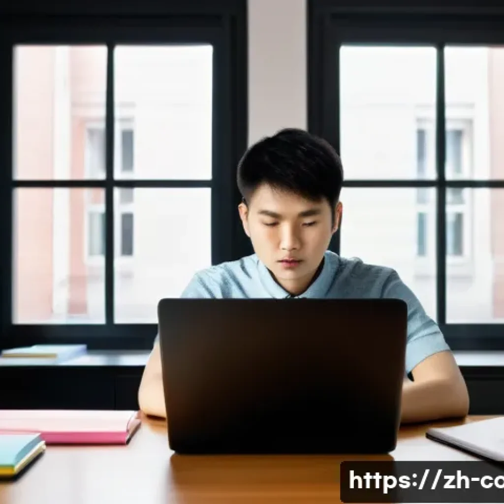 코딩교육지도사 시험 후 바로 해야 할 일 - A modern study room scene featuring a young Chinese professional sitting at a sleek desk surrounded ...