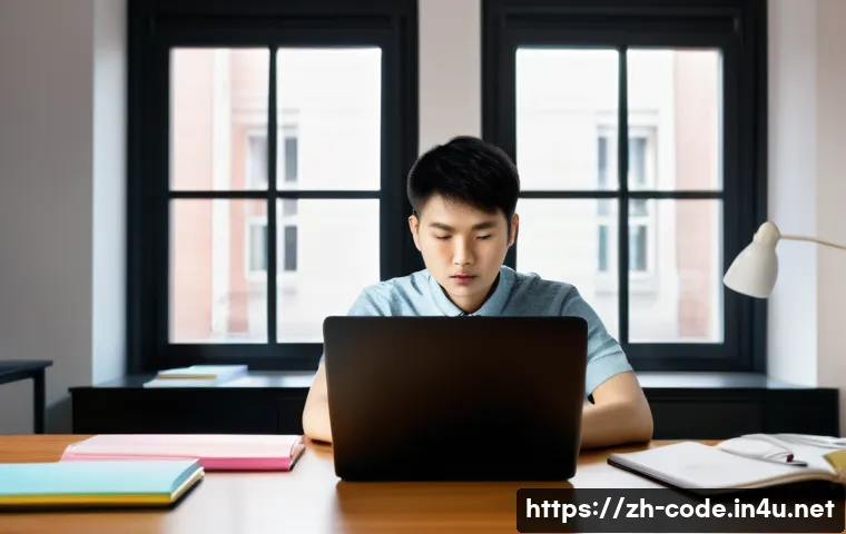 코딩교육지도사 시험 후 바로 해야 할 일 - A modern study room scene featuring a young Chinese professional sitting at a sleek desk surrounded ...