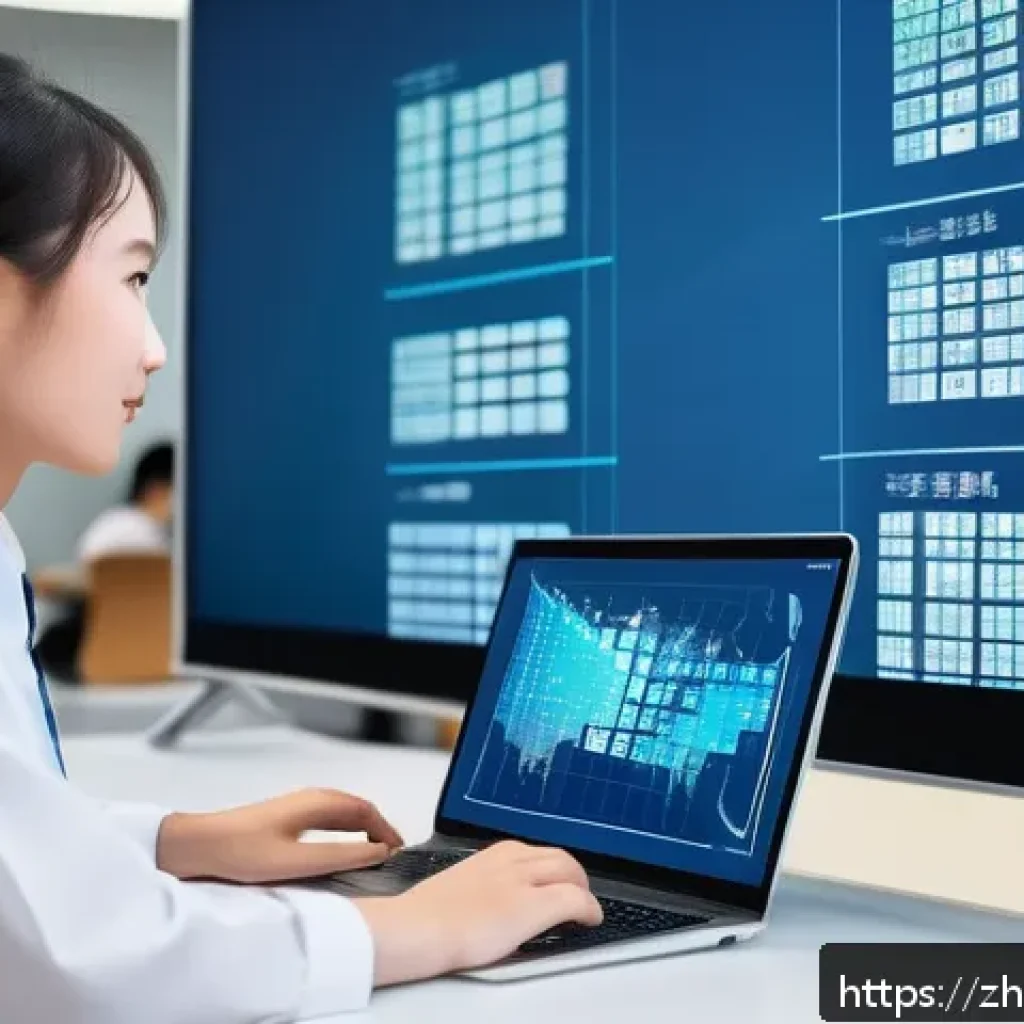 코딩교육지도사와 자격증 합격률 비교 - A modern classroom scene focused on a young Chinese programming education instructor wearing profess...