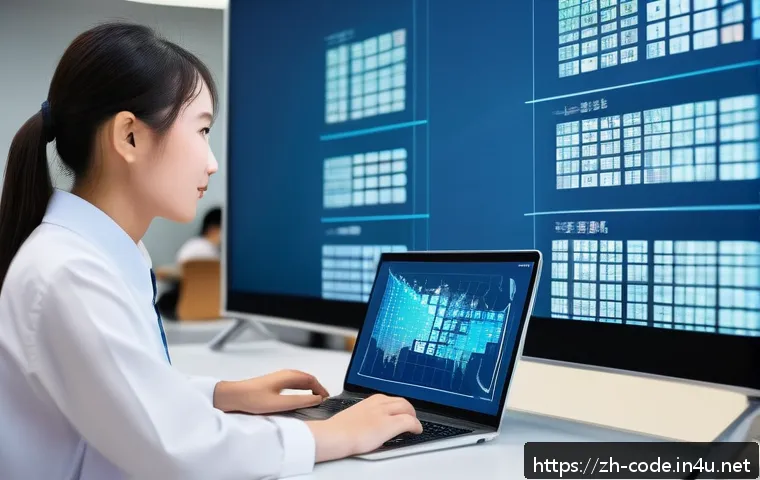 코딩교육지도사와 자격증 합격률 비교 - A modern classroom scene focused on a young Chinese programming education instructor wearing profess...